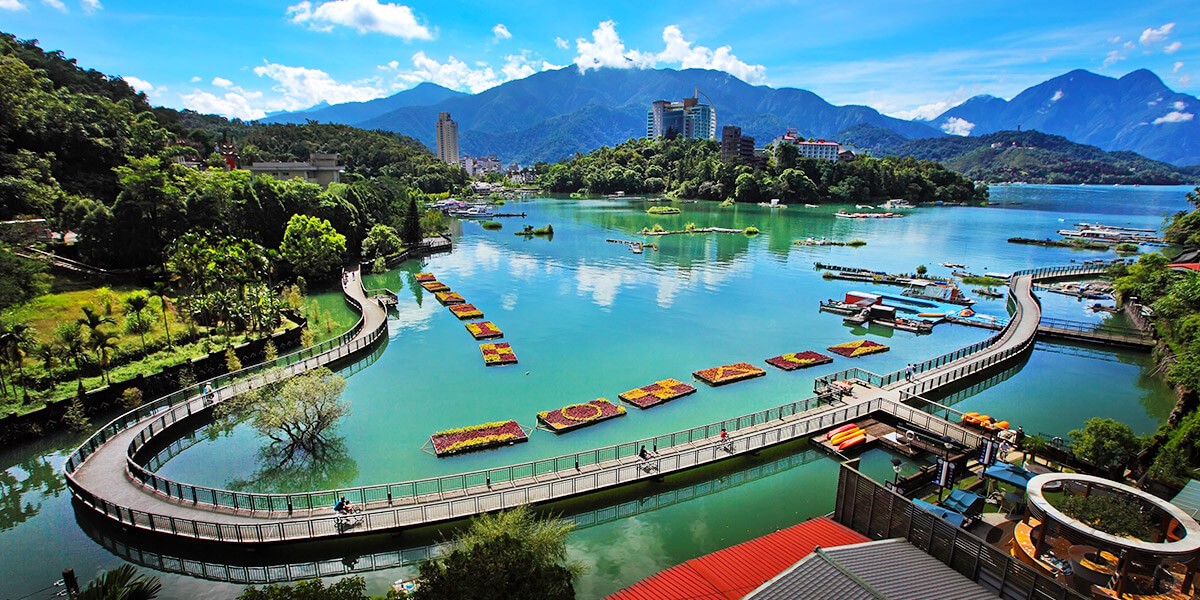 日月潭自行車道-向山段 水上自行車道  寰群假期